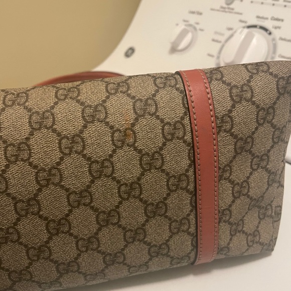 Gucci Gg Supreme Leather Trim Tote - Picture 5 of 15